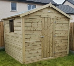 8' x 8' Classic Shed - Wooden Garden Shed.